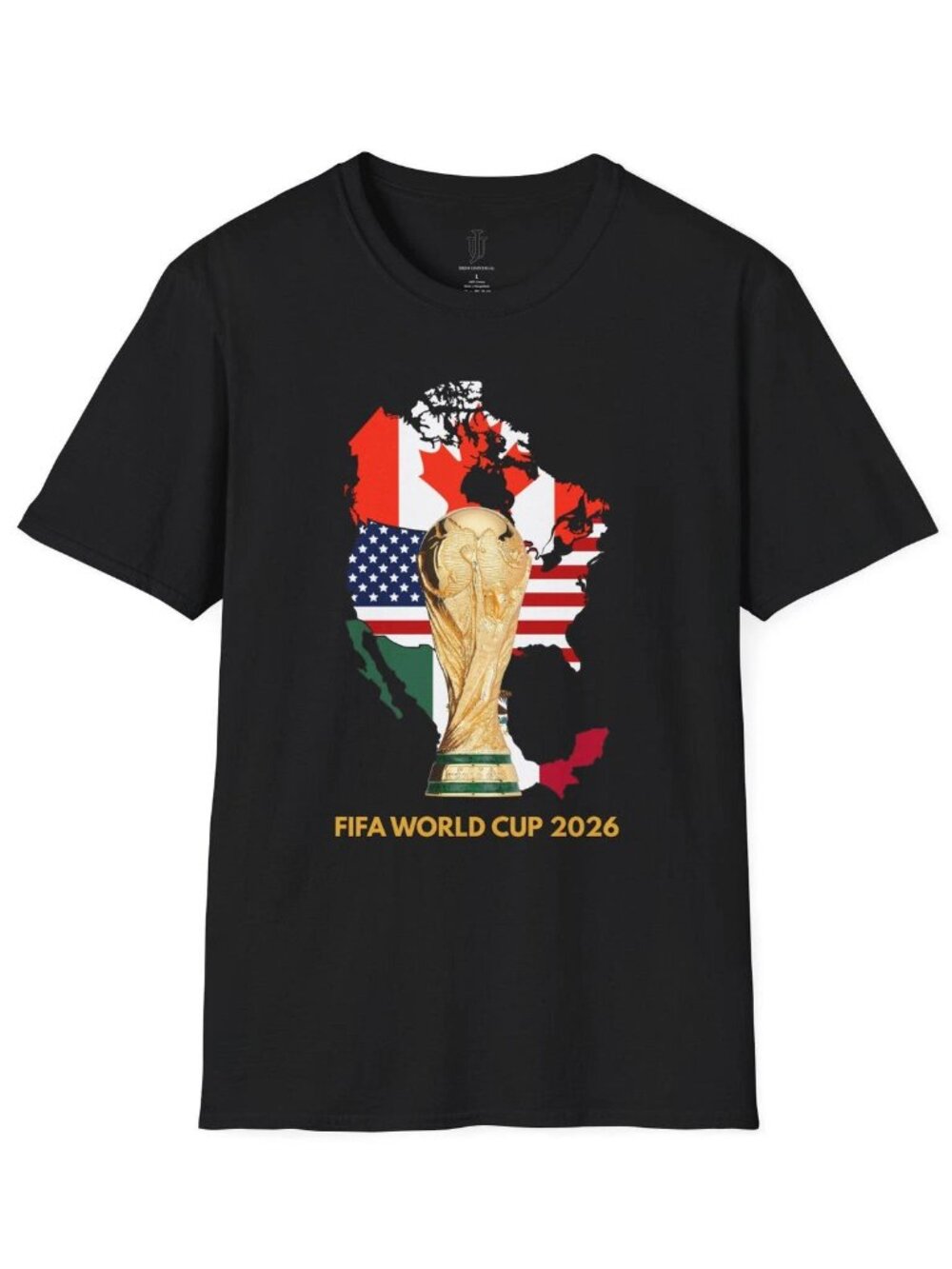 FIFA World Cup 2026 T-Shirt, Unisex Softstyle, USA Canada Mexico